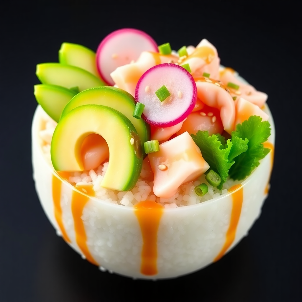 Japanese-Style Hong Kong Crab Poke Bowl