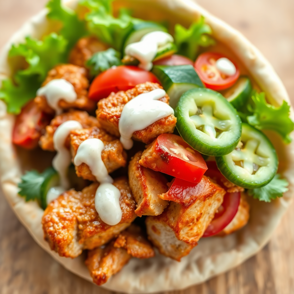 Juicy German-Style Chicken Döner Kebab
