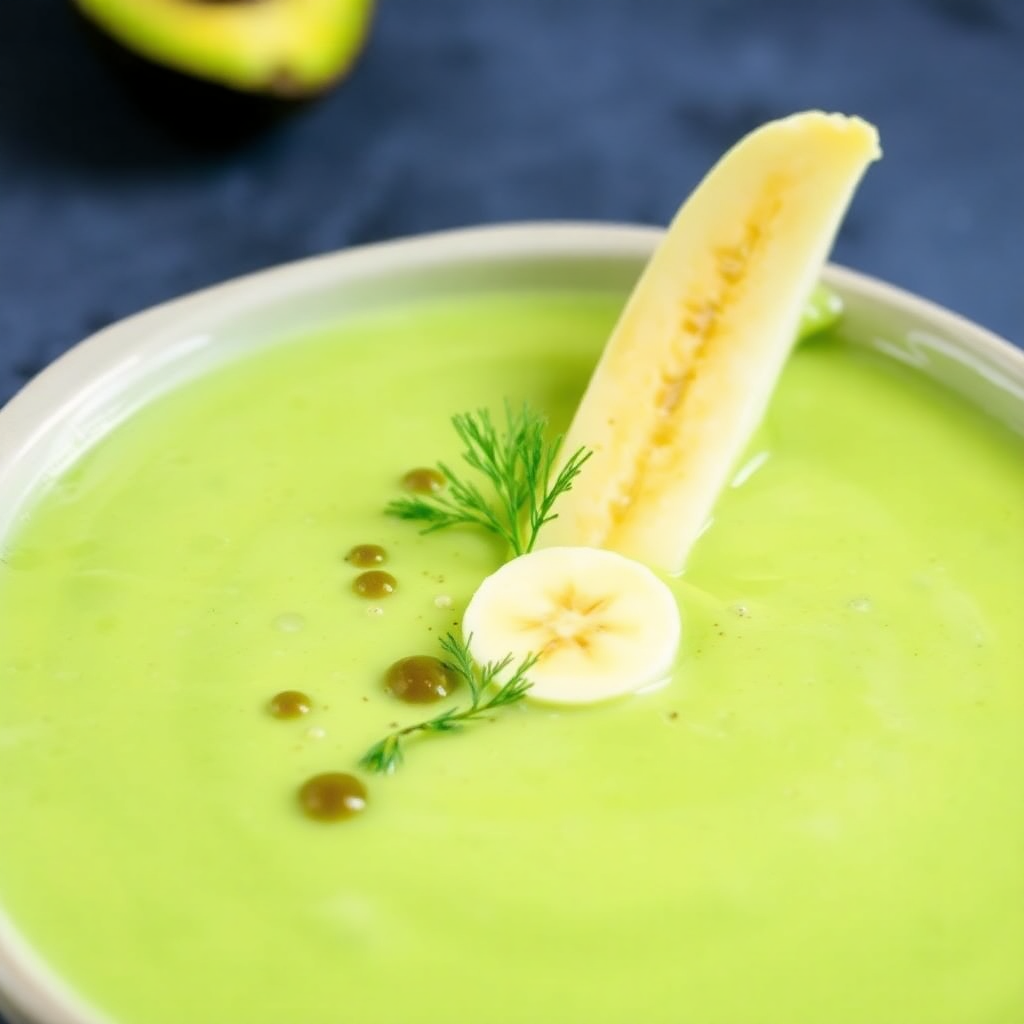 Creamy Avocado Banana Soup
