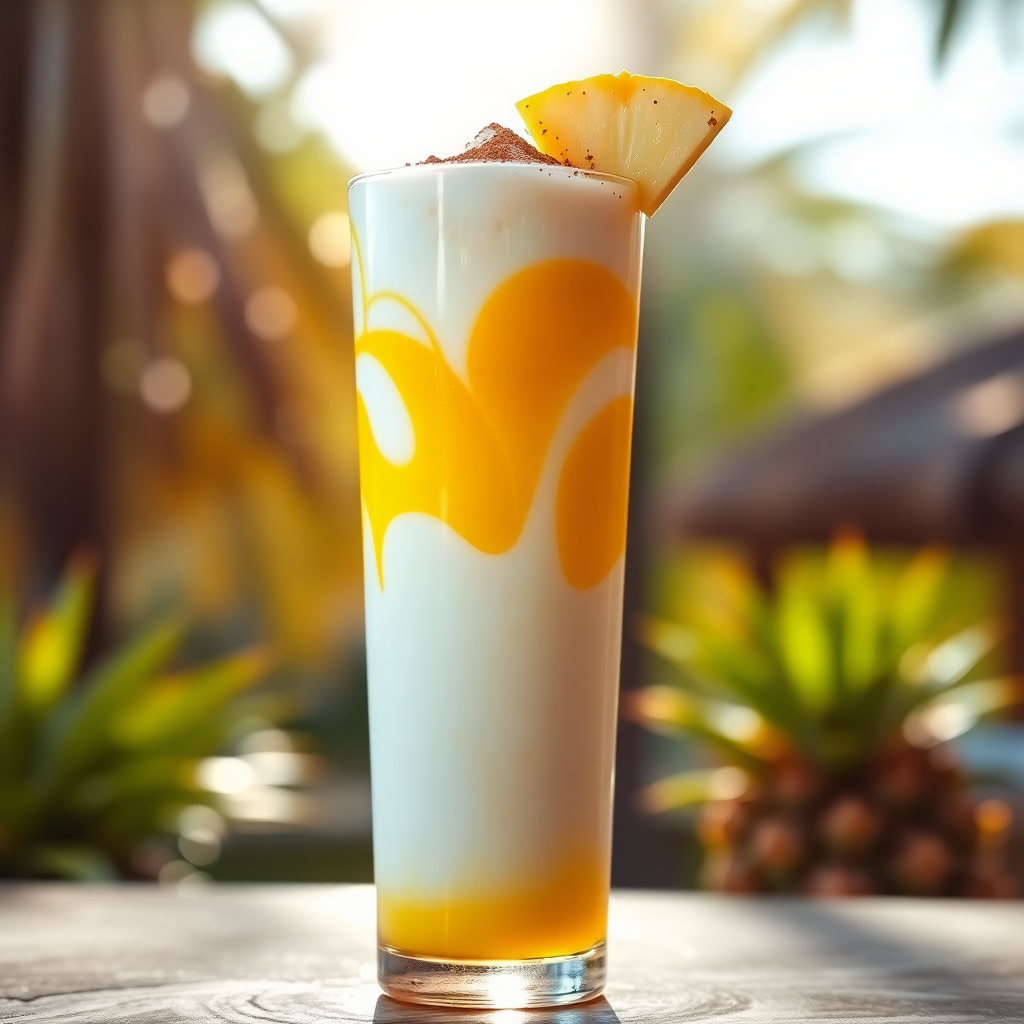 Caribbean Sunrise Tropical Smoothie