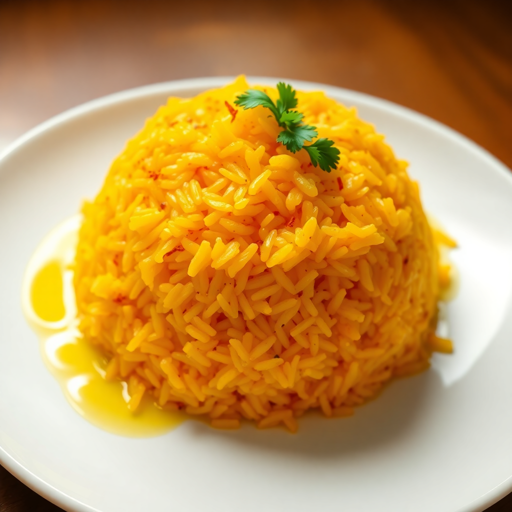 Saffron Garlic Arroz