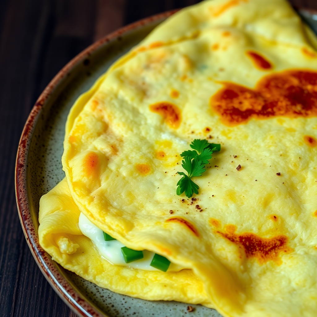 Paleo Austrian Cheese and Herb Omelette