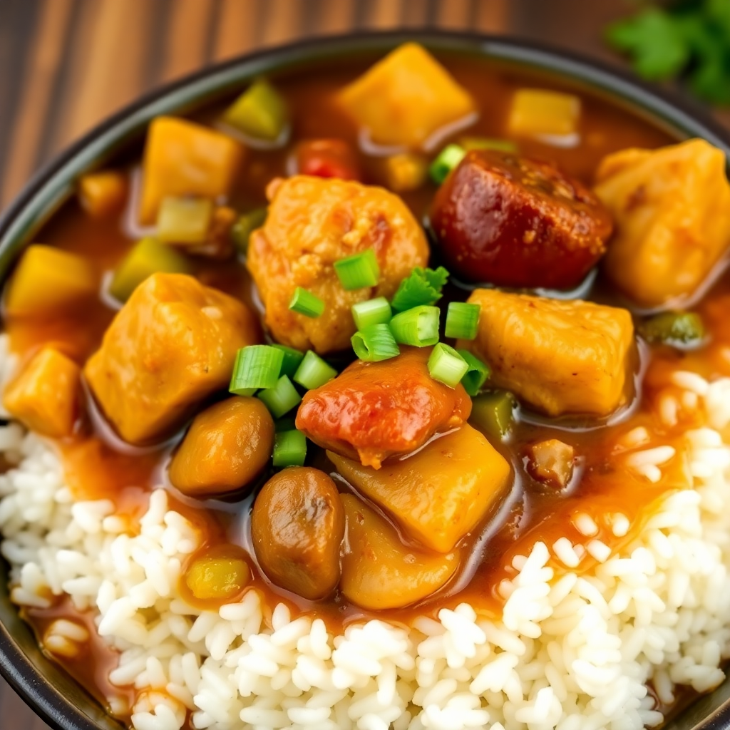 Classic Chicken and Sausage Gumbo