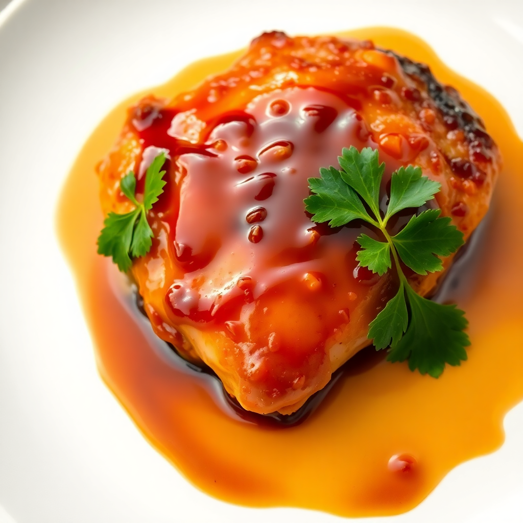 Tea-Infused Chicken with Ginger and Honey Glaze