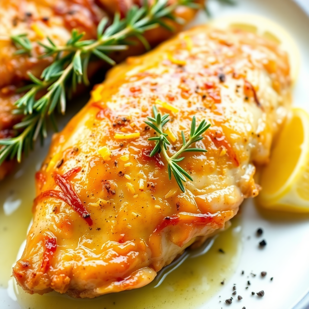 Lemon Herb Roasted Chicken Breast