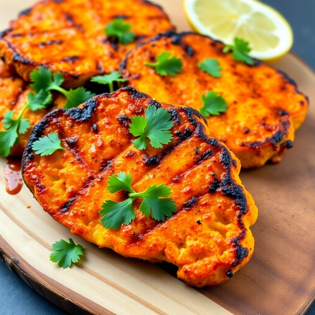 Tandoori Grilled Cauliflower Steaks
