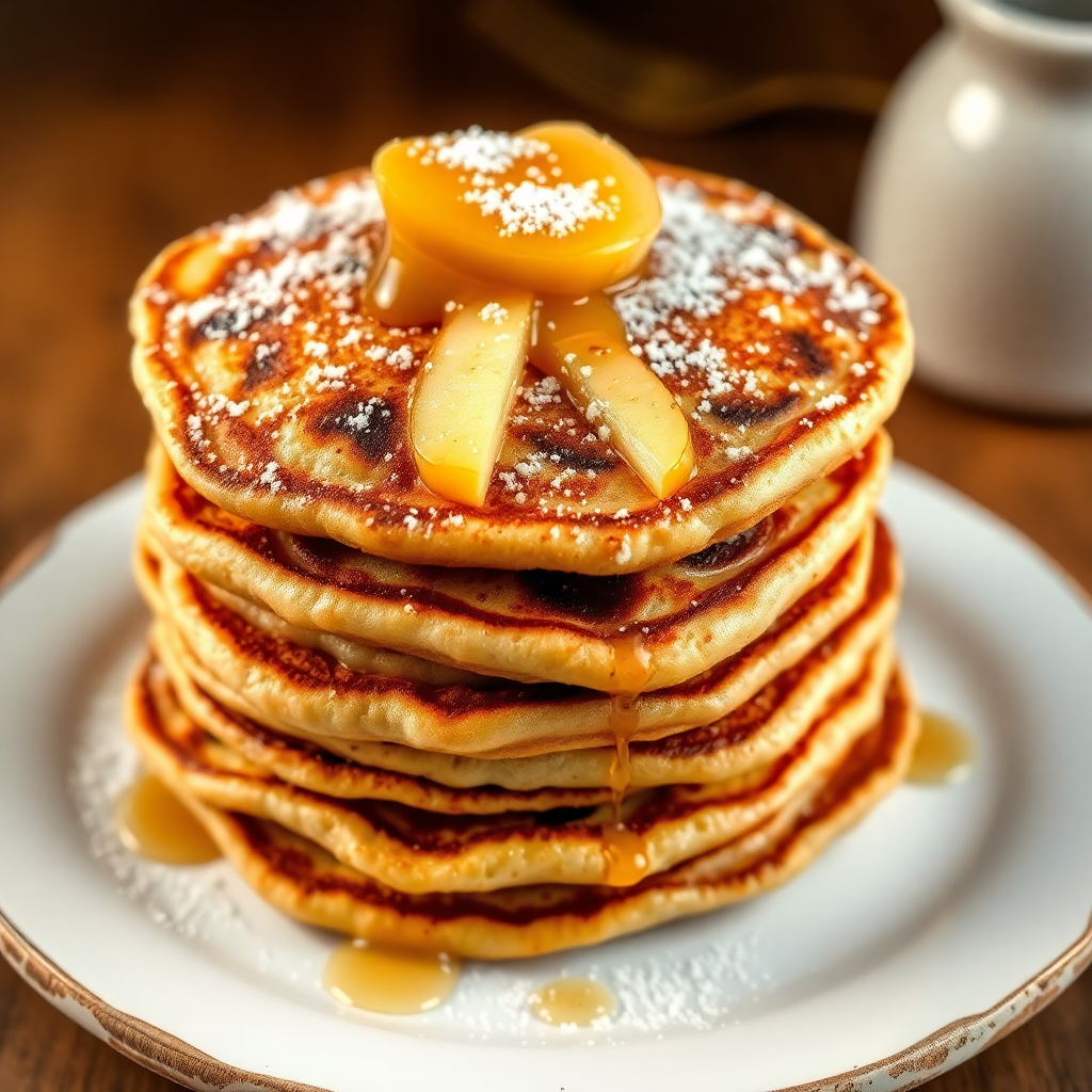 Polish Apple Pancake (Racuchy z Jabłkami)
