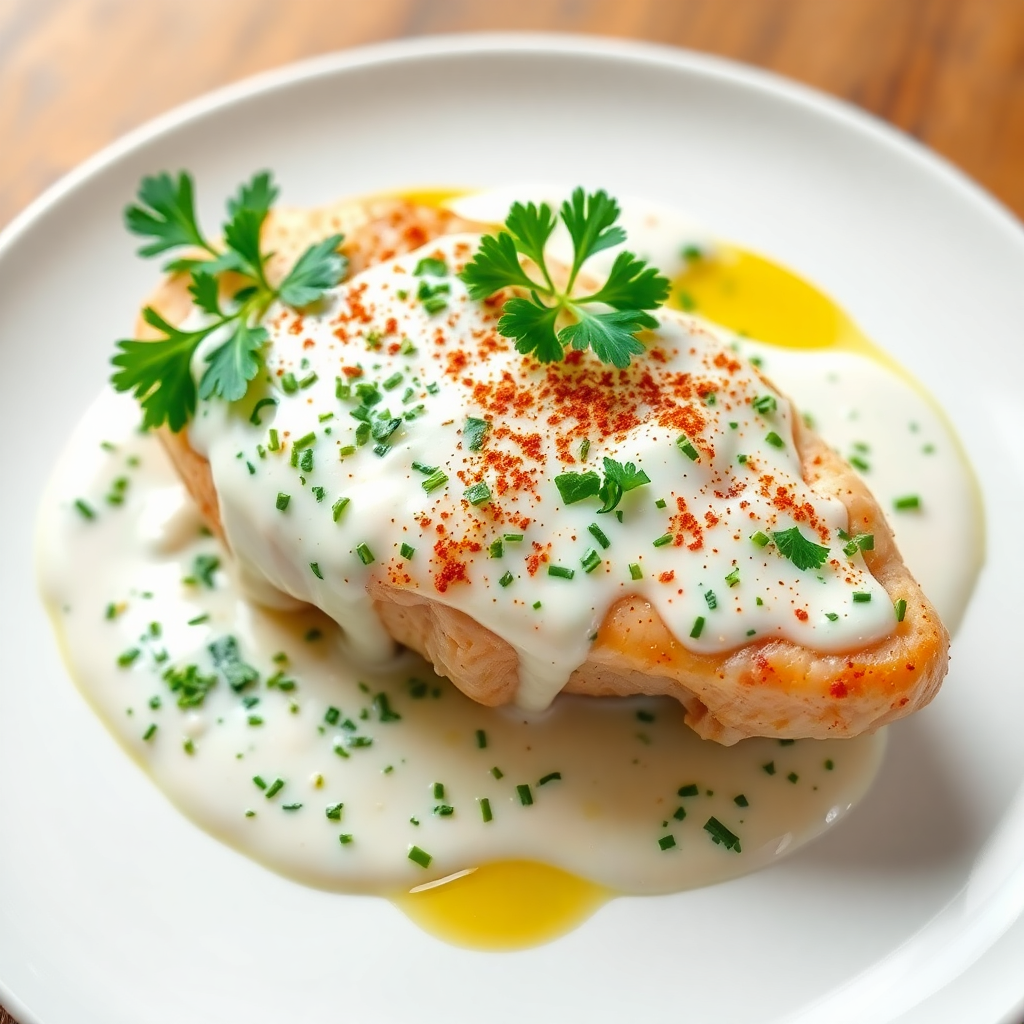 Creamy Yogurt Herb Chicken