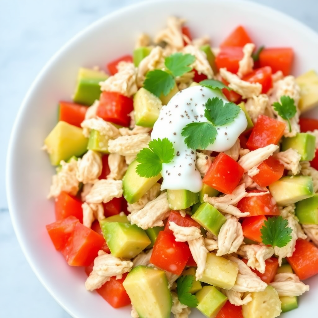 Creamy Avocado Chicken Salad