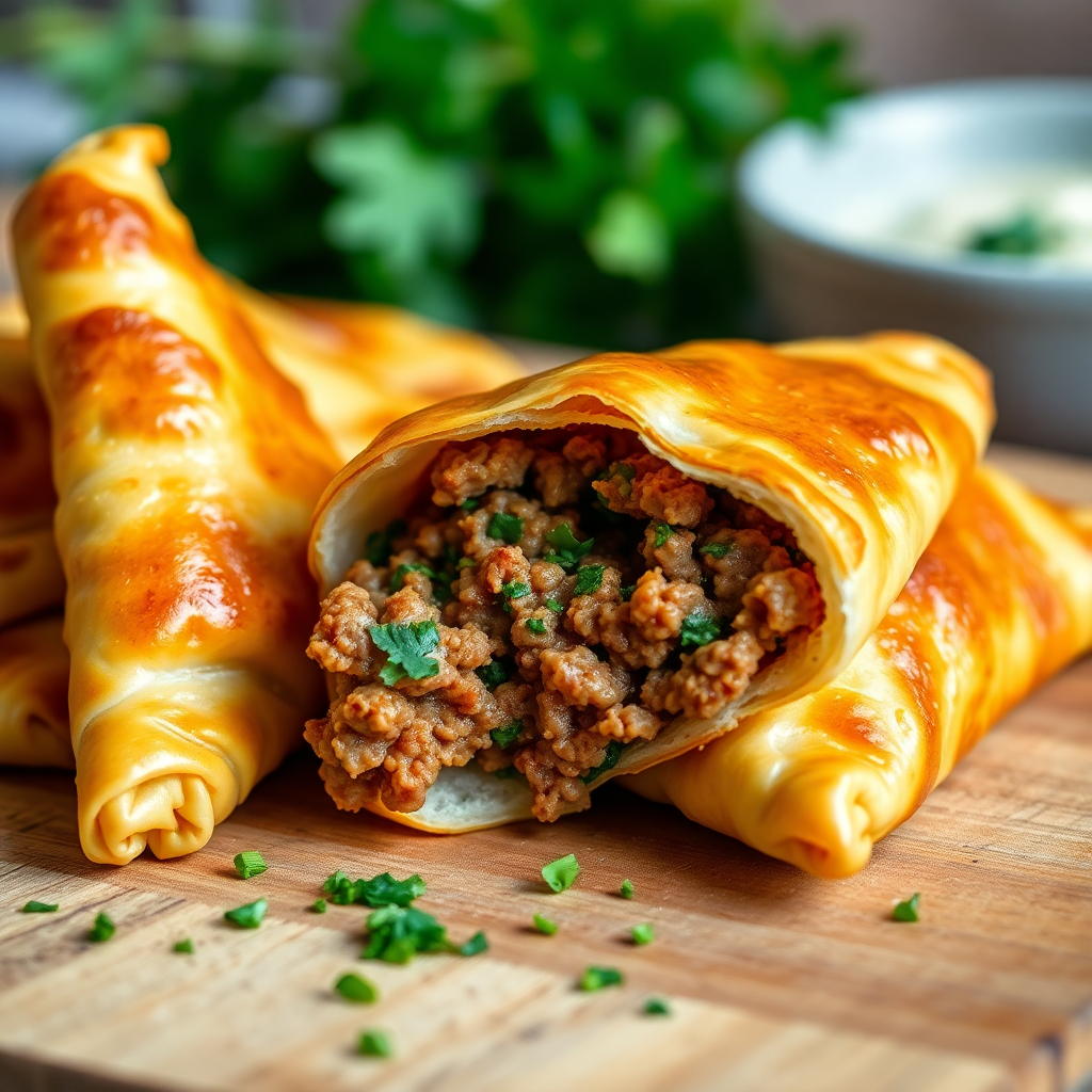 Halal Sudanese Bricks (Sambusas)