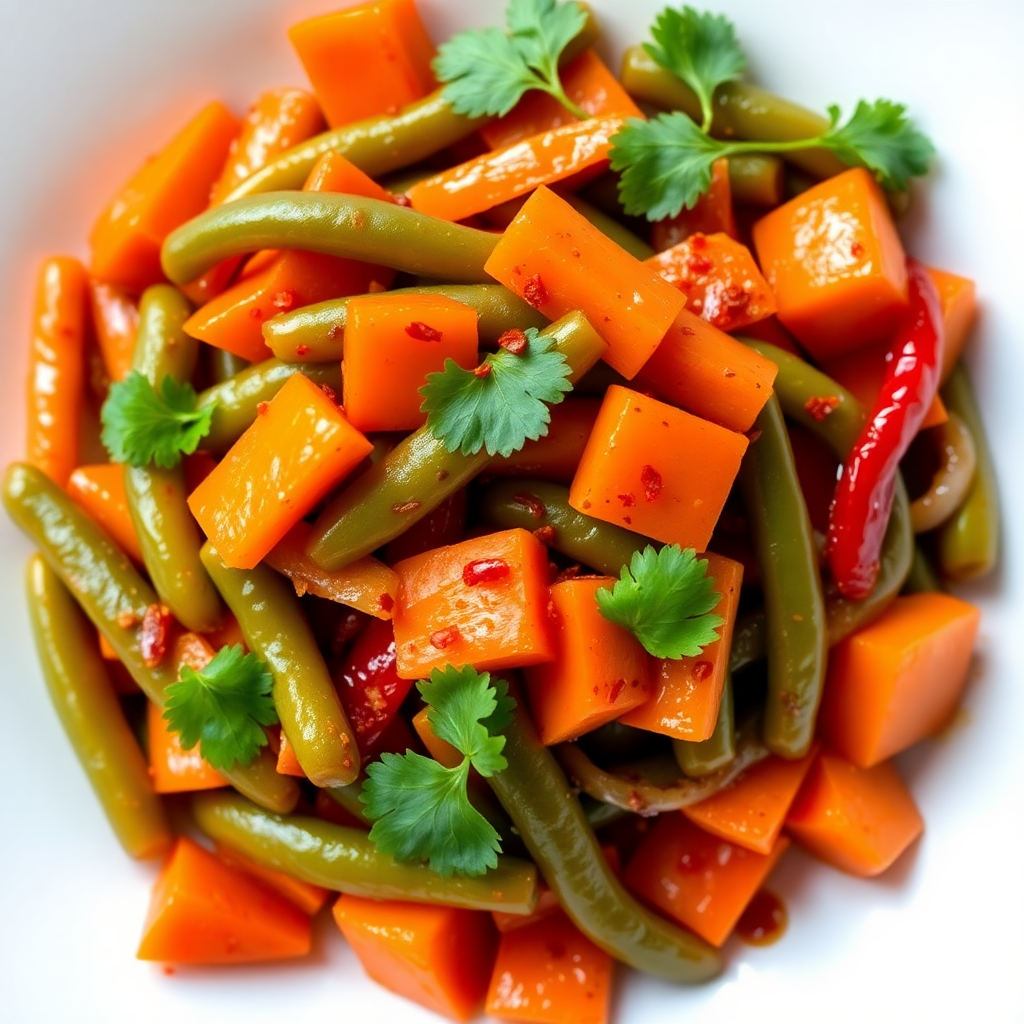 Spicy Bean and Veggie Stir-Fry