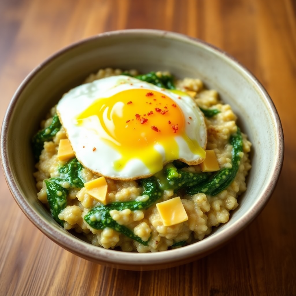 Savory Oatmeal Breakfast Bowl