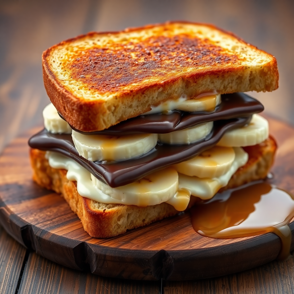Chocolate Banana Cheese Melt