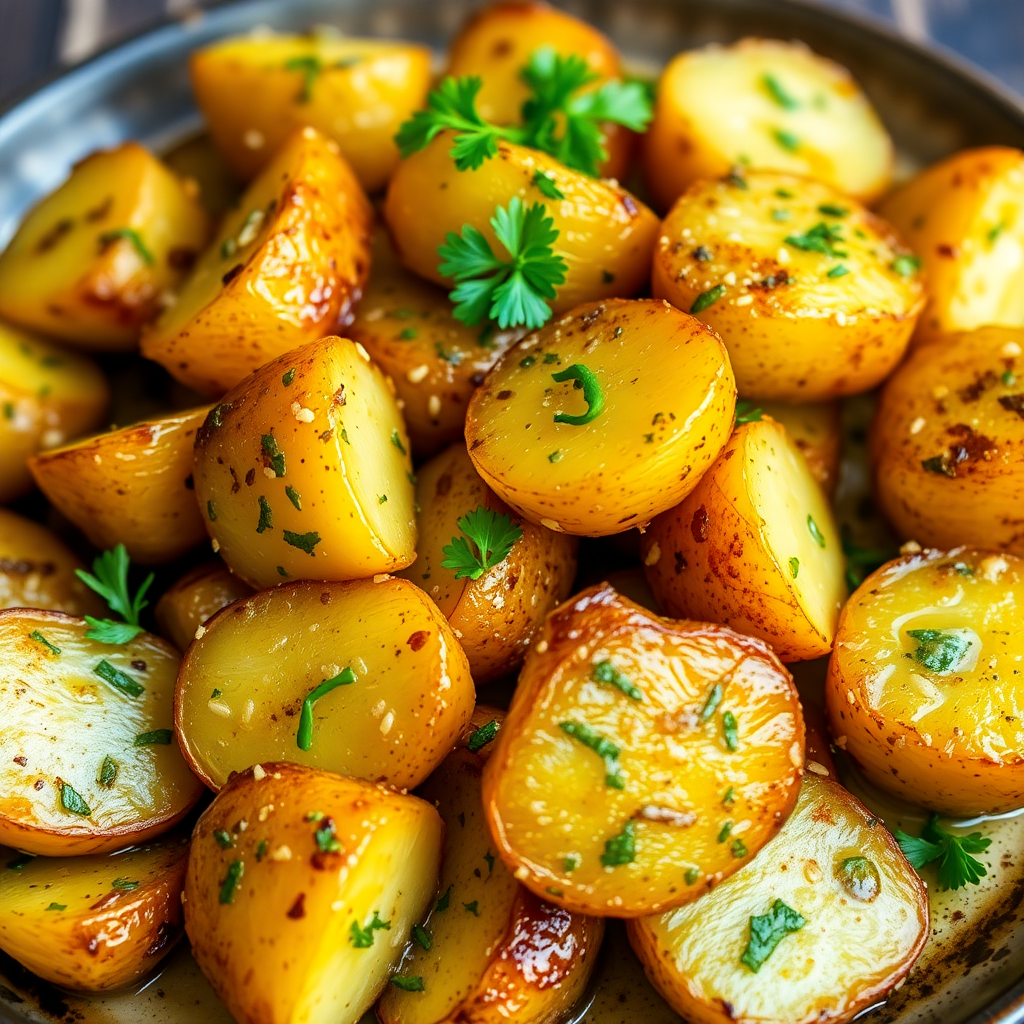 Herb-Roasted Garlic Potatoes