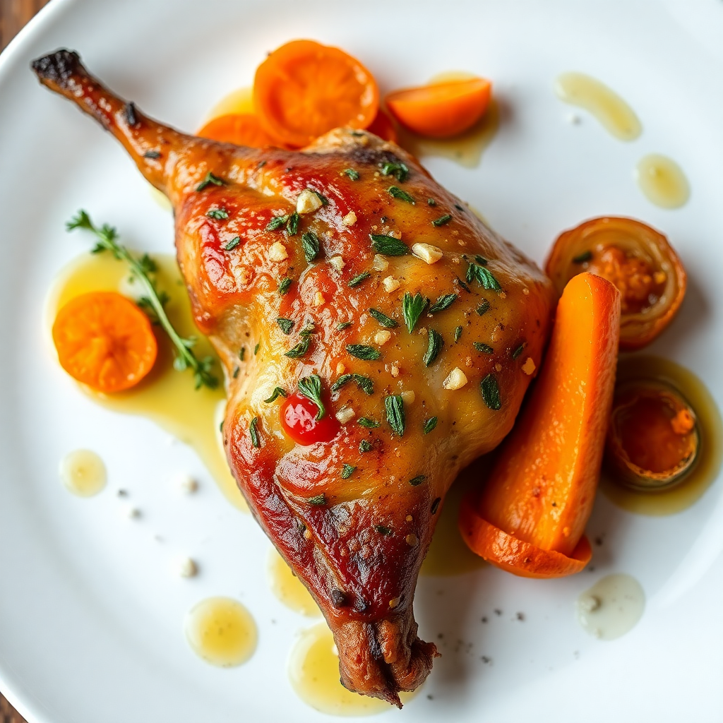 Herb-Roasted Rabbit with Garlic and Thyme