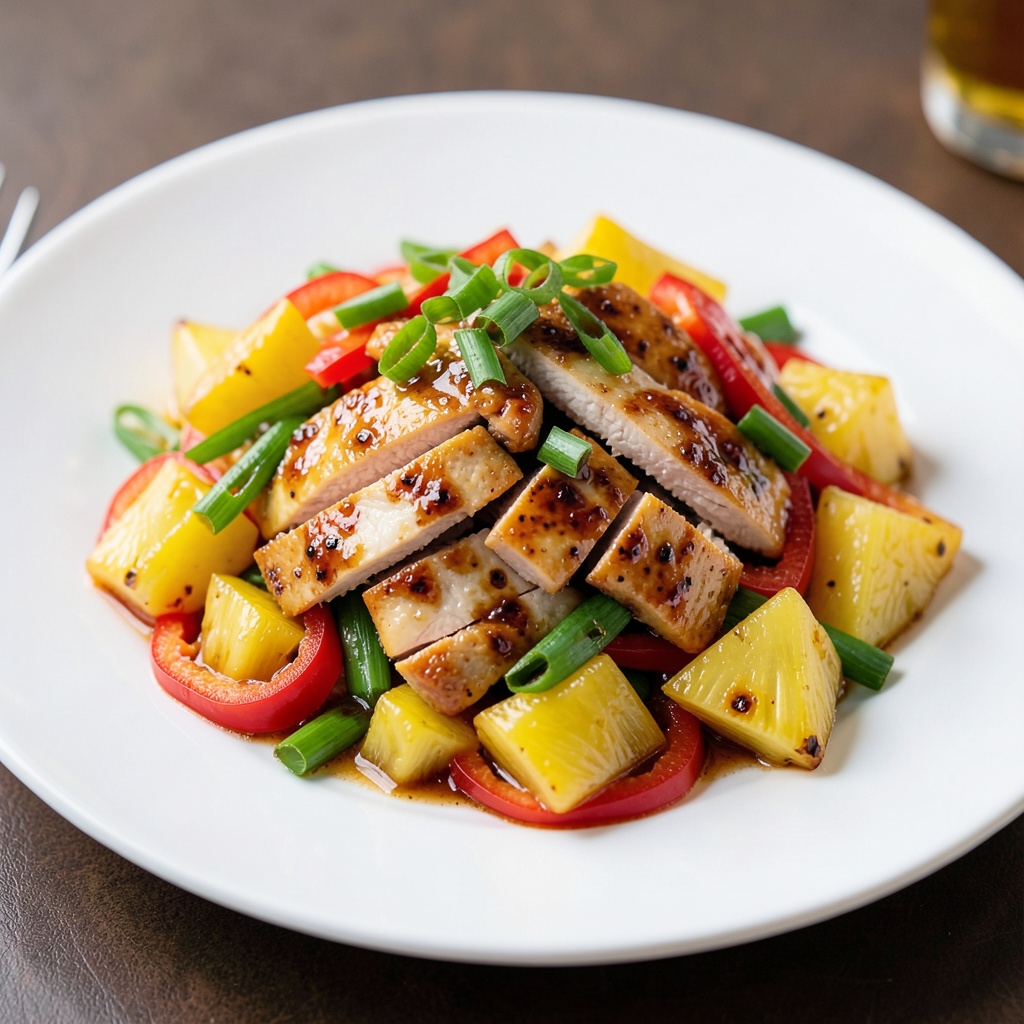 Spicy Pineapple Chicken Stir-Fry