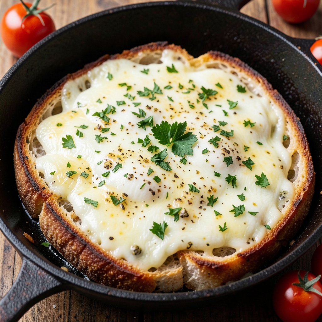 Savory Garlic Herb Bread Skillet