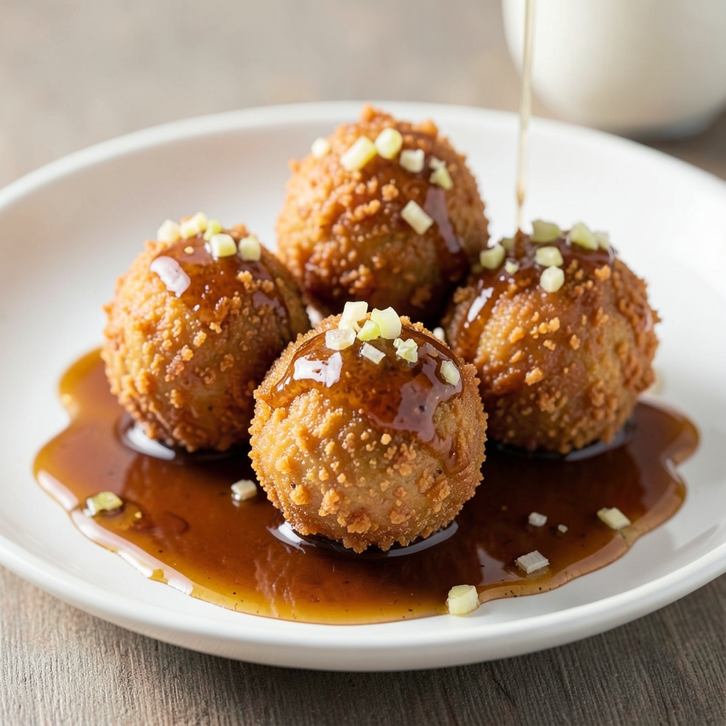 Soy-Glazed Chicken Balls