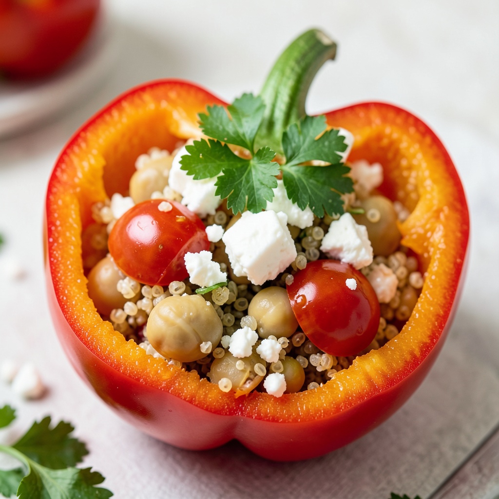 Mediterranean Stuffed Bell Pepper