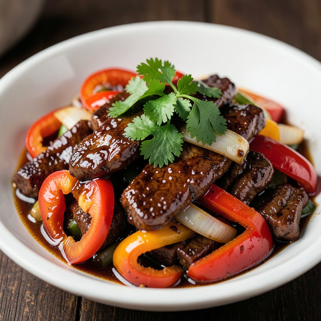 Coffee-Infused Beef Stir-Fry