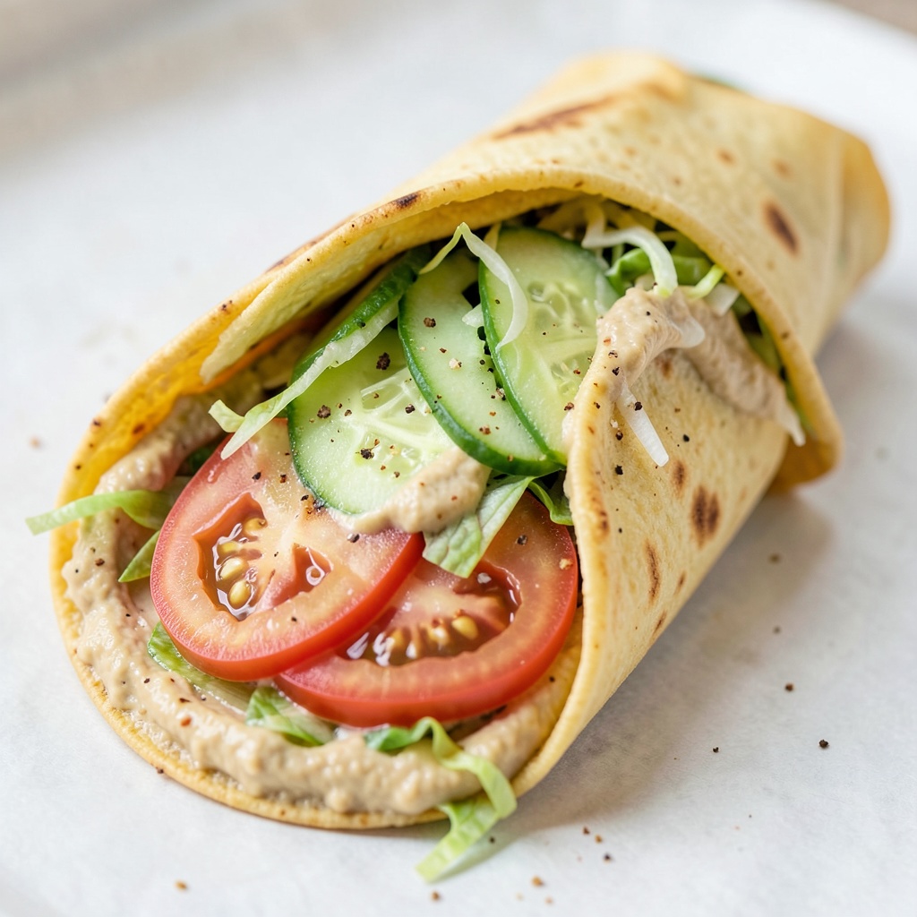 Simple Veggie Wrap