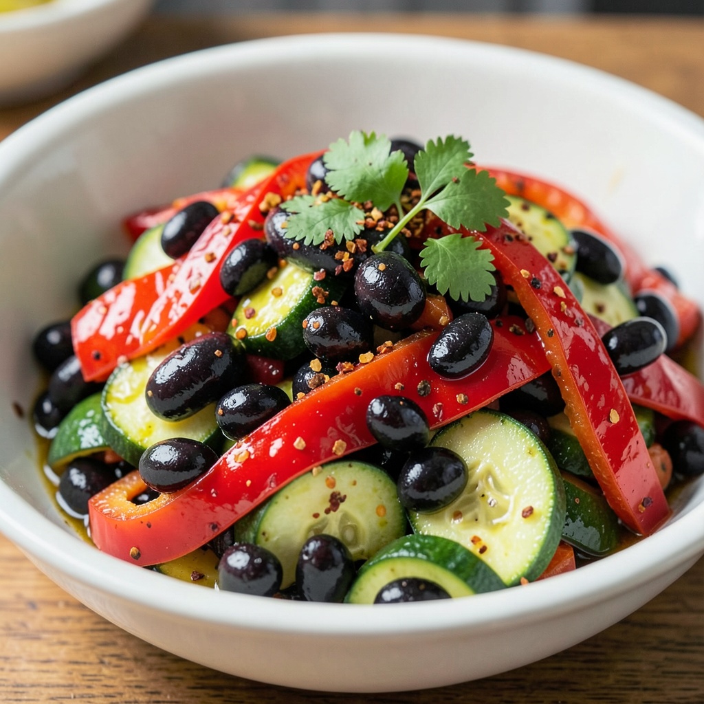 Spicy Bean and Veggie Stir-Fry