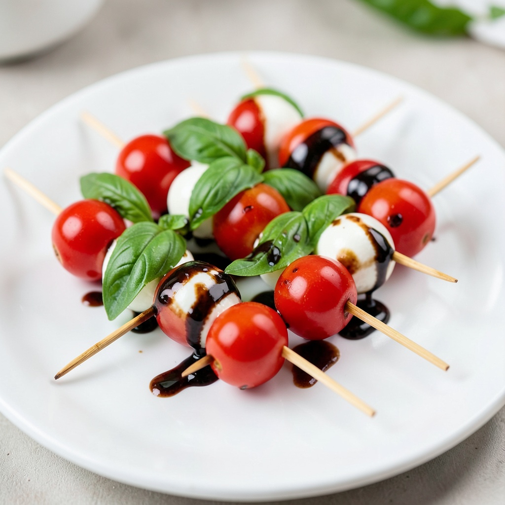 Mini Caprese Skewers