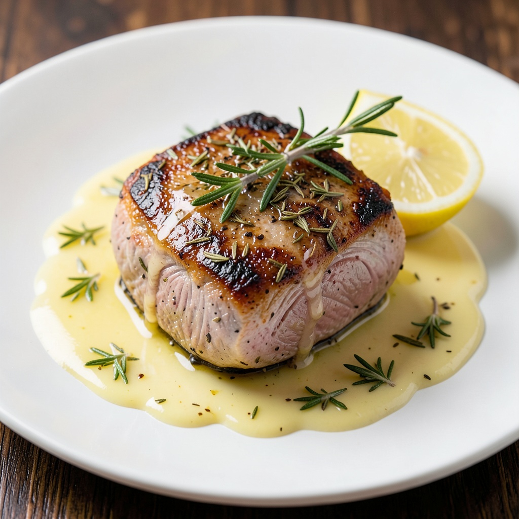 Herb-Crusted Pan-Seared Lamb Chop