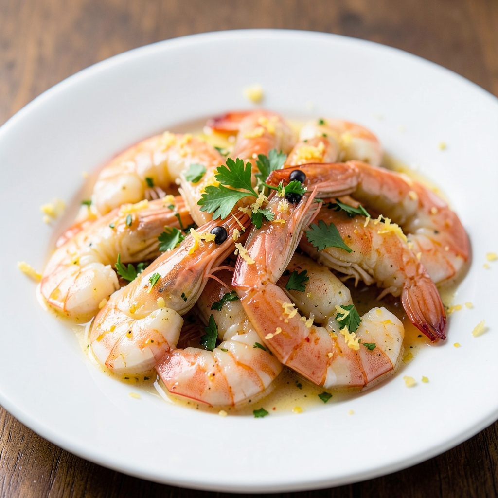 Garlic Butter Shrimp with Lemon Zest