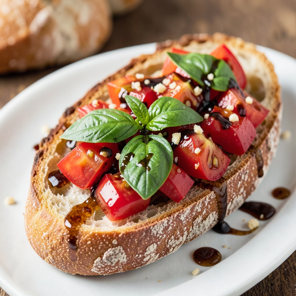 Heirloom Tomato Bruschetta