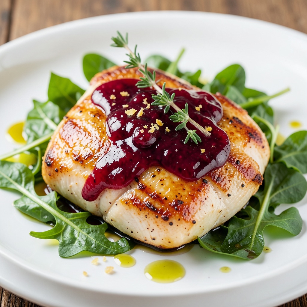 Savory Jam-Glazed Chicken Breast
