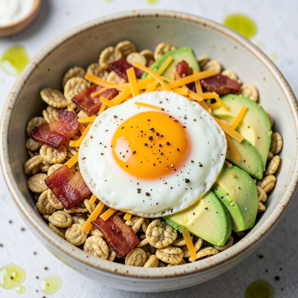 Savory Cereal Breakfast Bowl