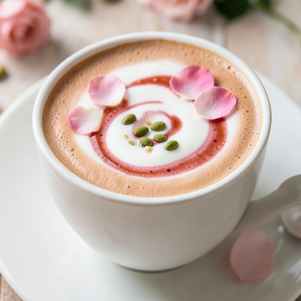 Rose Milk Latte
