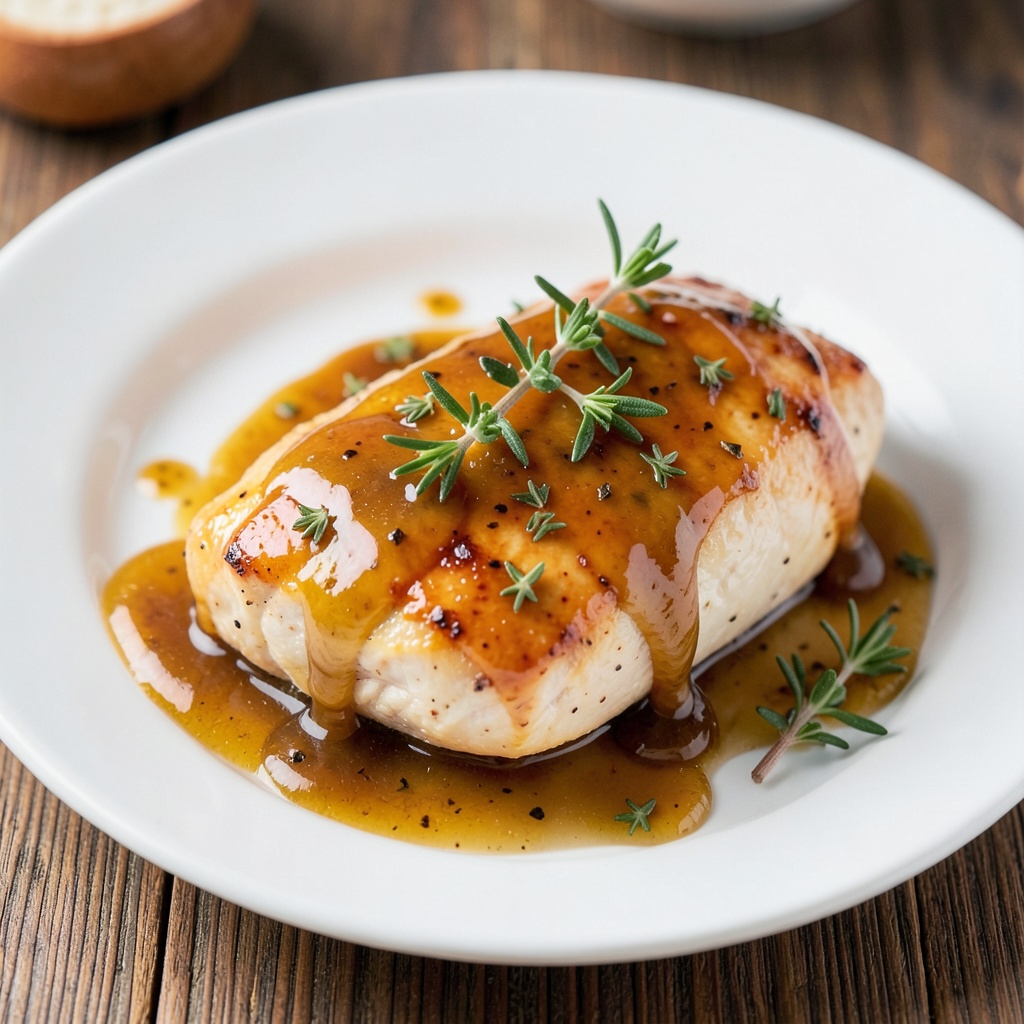 Honey Mustard Glazed Chicken Breast