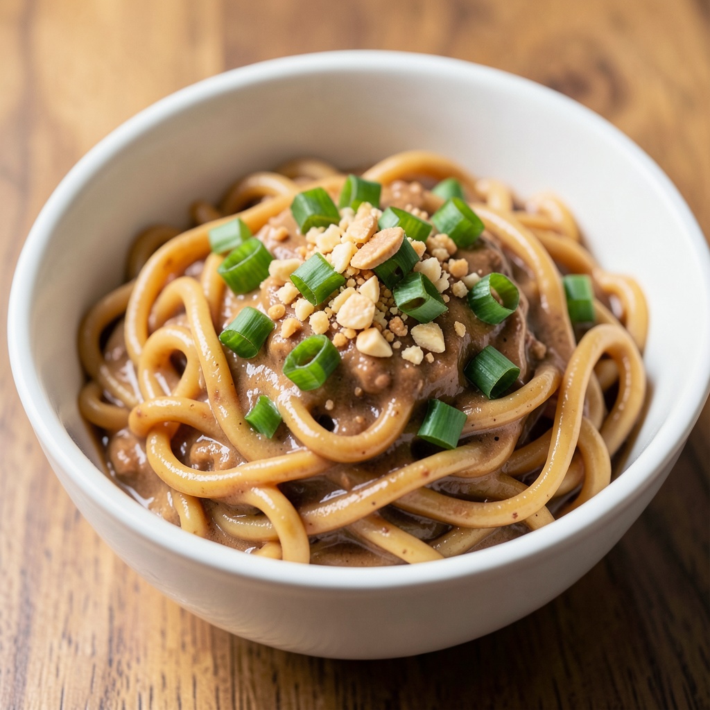 Creamy Peanut Butter Noodles