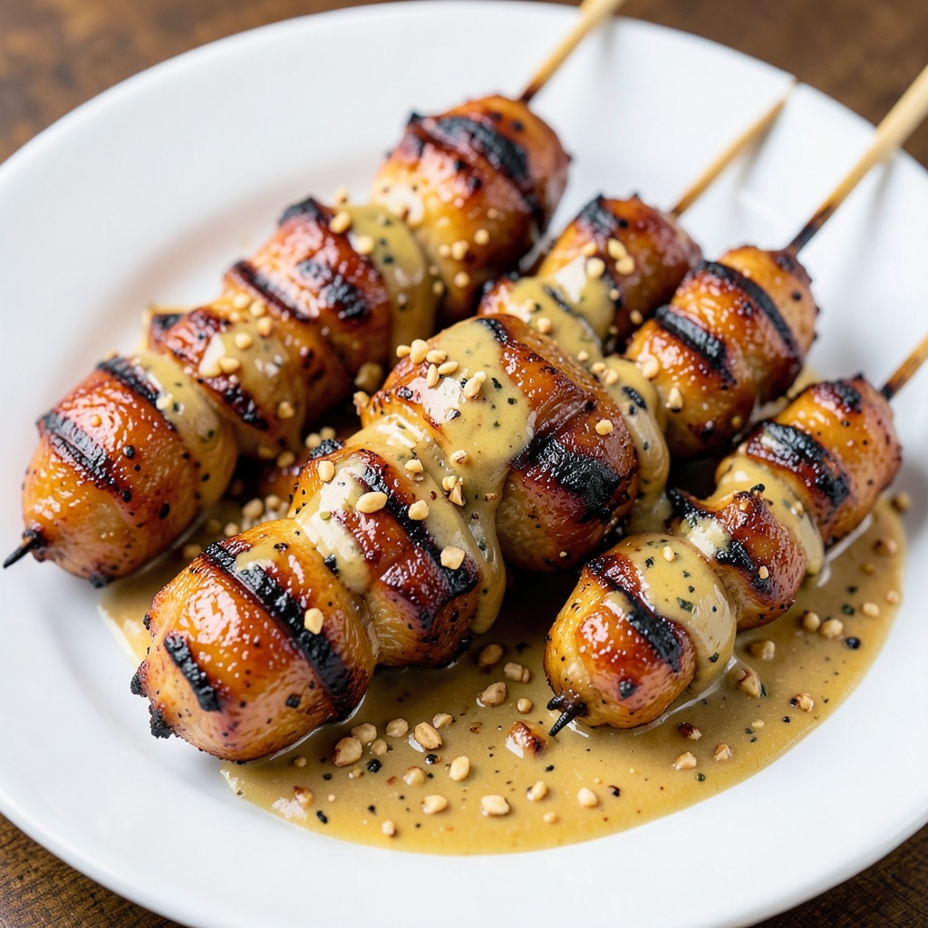 Indonesian Spiced Chicken Satay