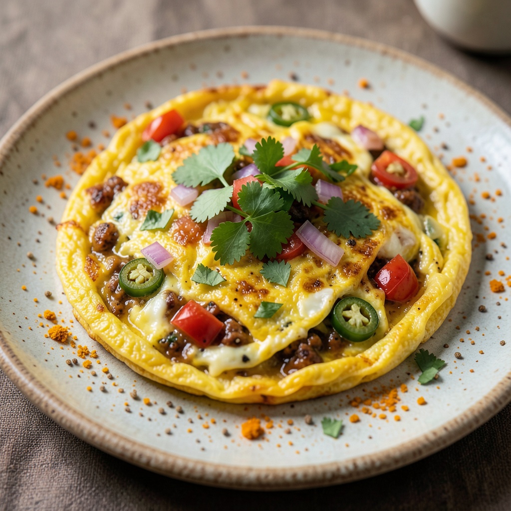 Indian Masala Omelette