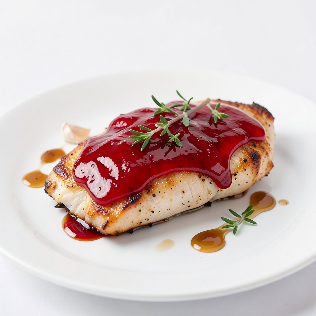 Savory Jelly-Glazed Chicken Breast
