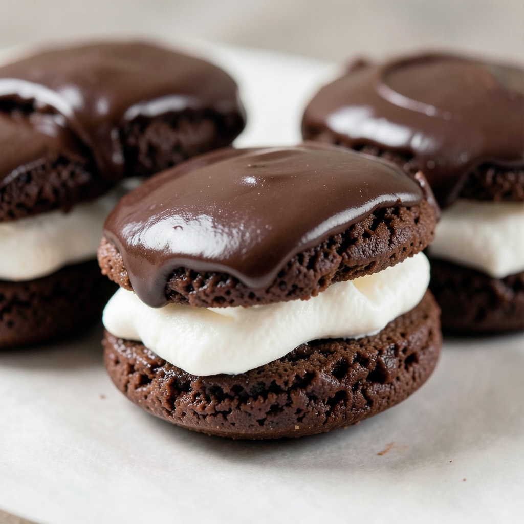 Decadent Devil’s Food Cake Sandwich Cookies