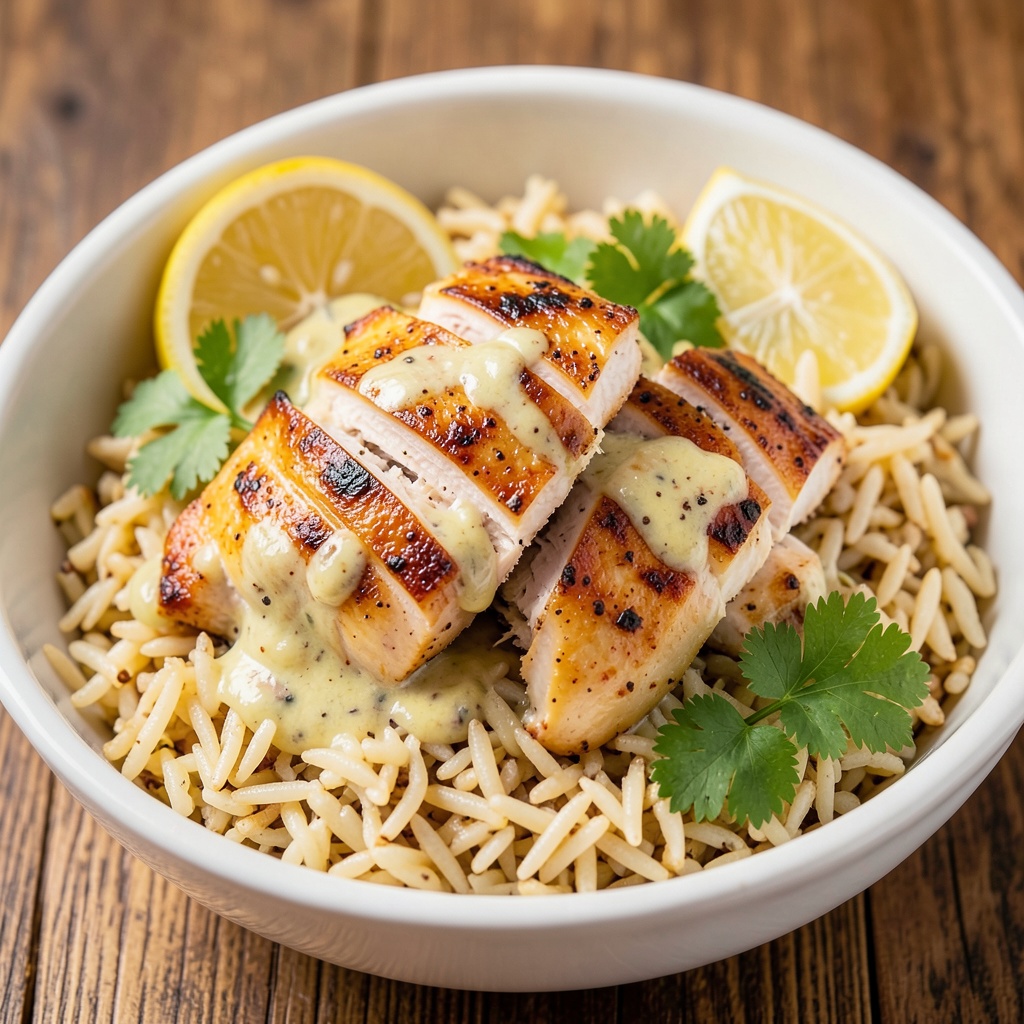 Spiced Yogurt Chicken Bowl