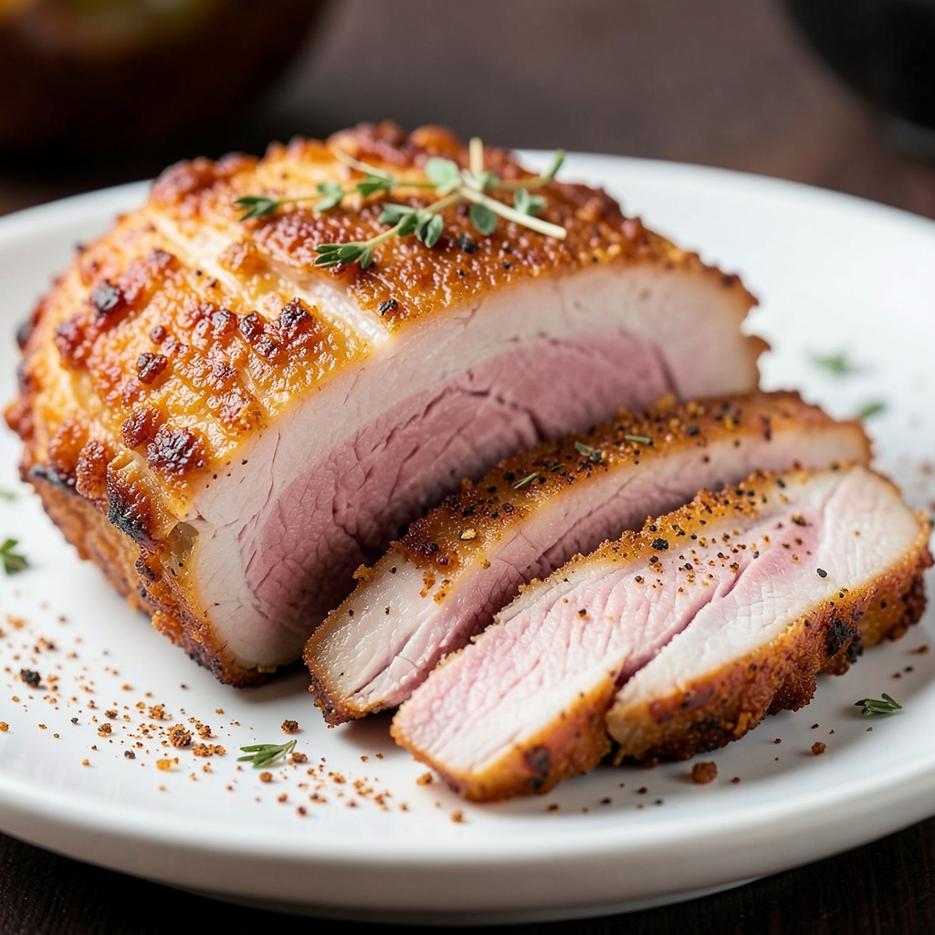Dry Brined Slow Smoked Pork Belly
