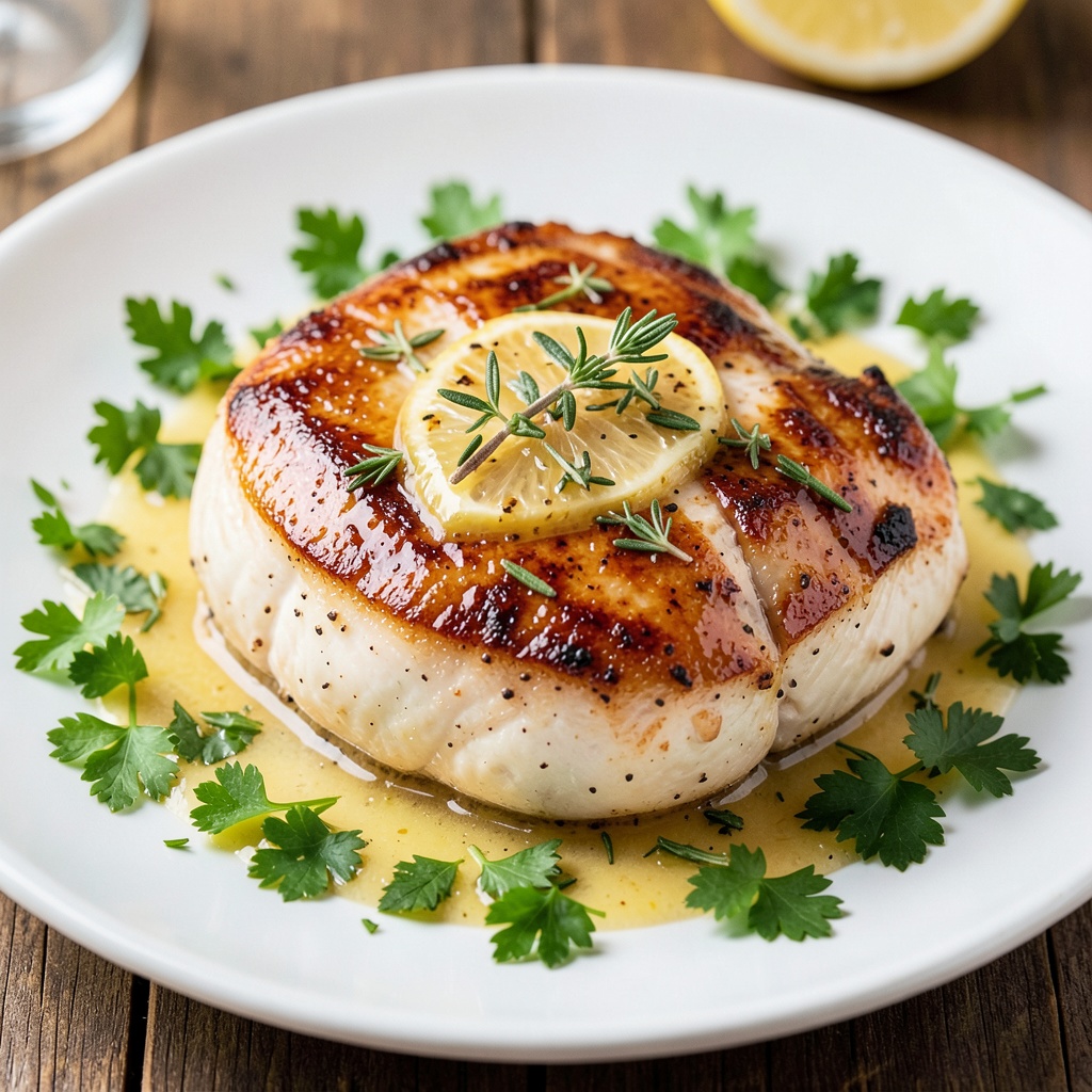 Lemon Herb Garlic Chicken Breast