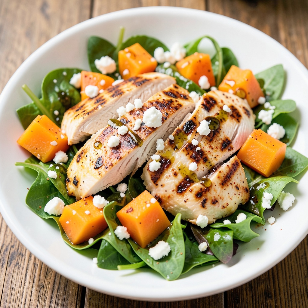 Spicy Cantaloupe Chicken Salad
