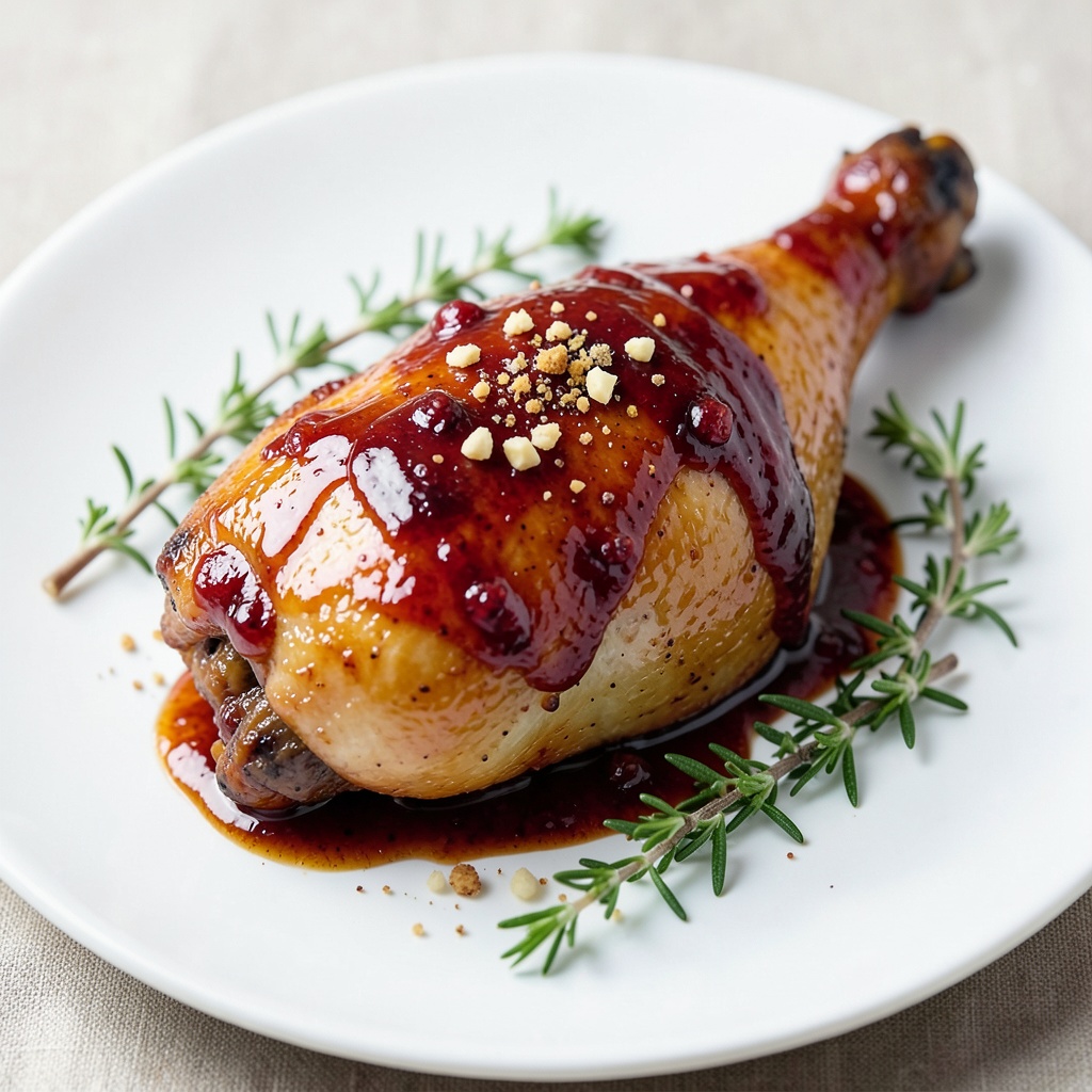Savory Jam-Glazed Chicken Thigh