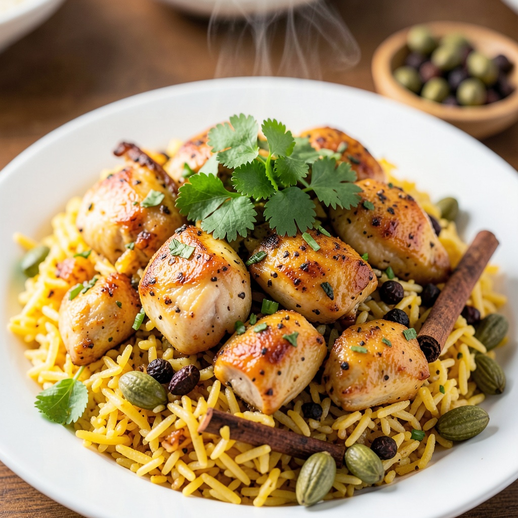 Classic Chicken Biryani for One