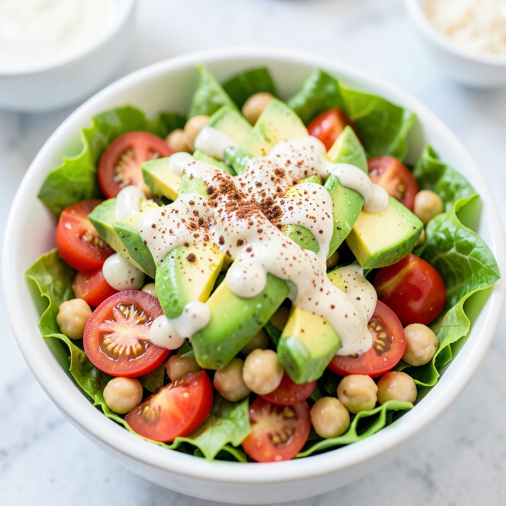 Lettuce and Chickpea Power Bowl