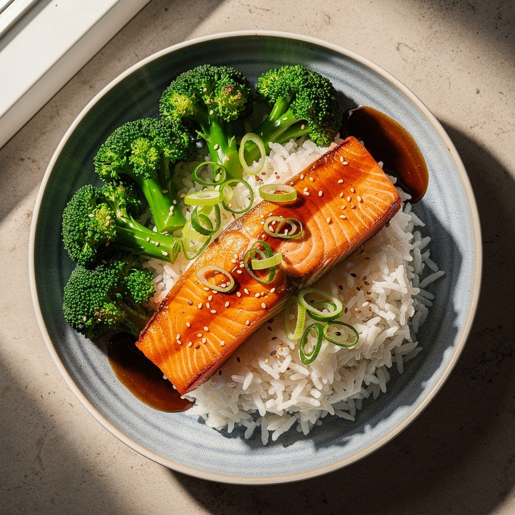 Teriyaki Salmon Bowl