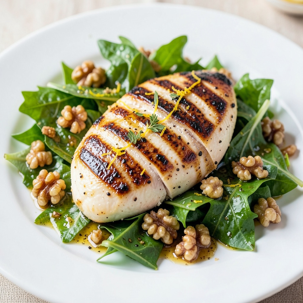 Grilled Lemon-Herb Chicken Salad