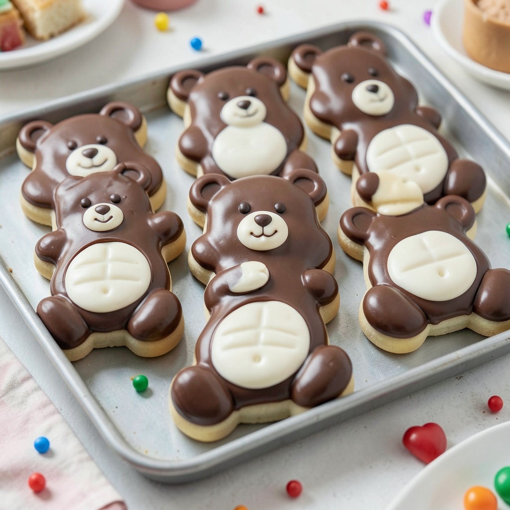 Teddy Bear Abdominal Muscle Cookies