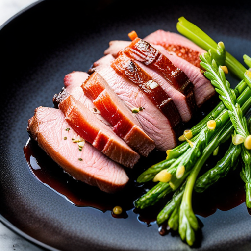 Pan-Seared Duck Breast with Orange Glaze Recipe | cookAIfood